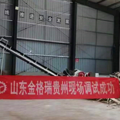 贵州年产20000吨木屑颗粒机生产线调试完成